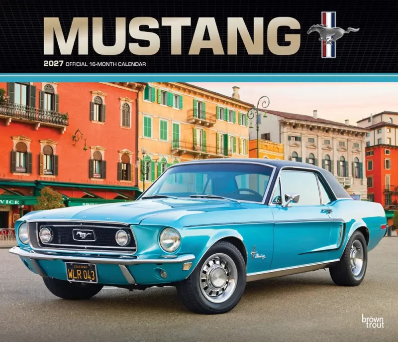 Ford Mustang 2027 Calendar | Large Deluxe | Plastic Free